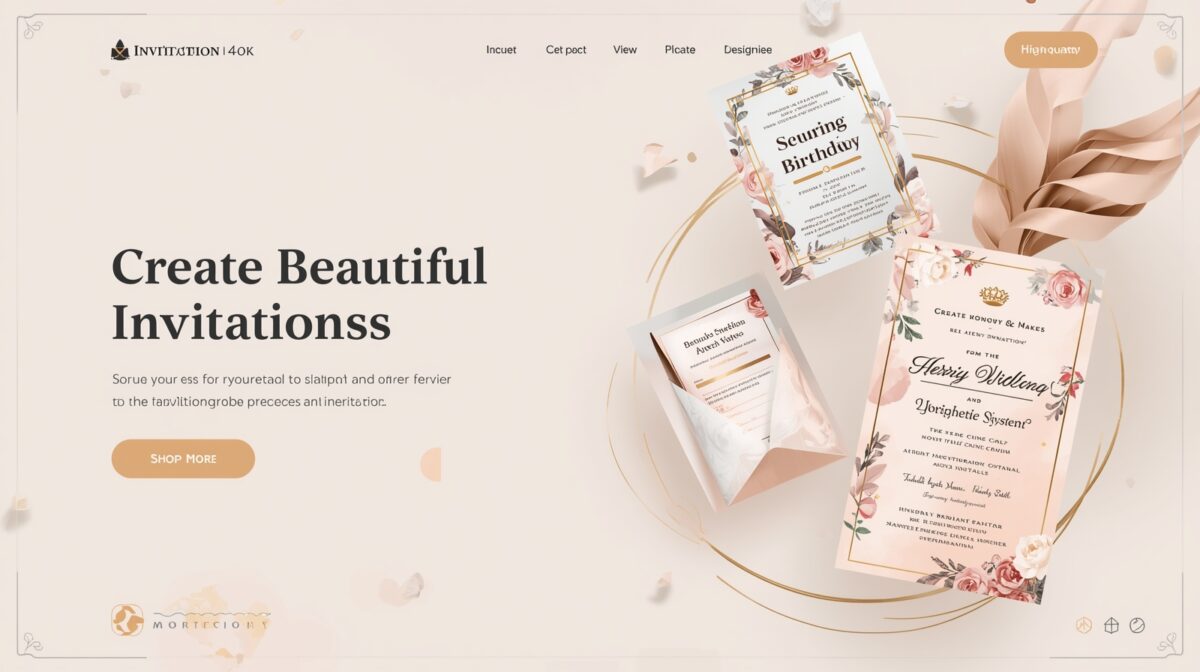 lucid origin professional invitation card maker website banner 1