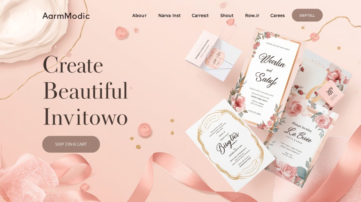 InviteCraft Pro - AI Invitation Card Generator & Designer