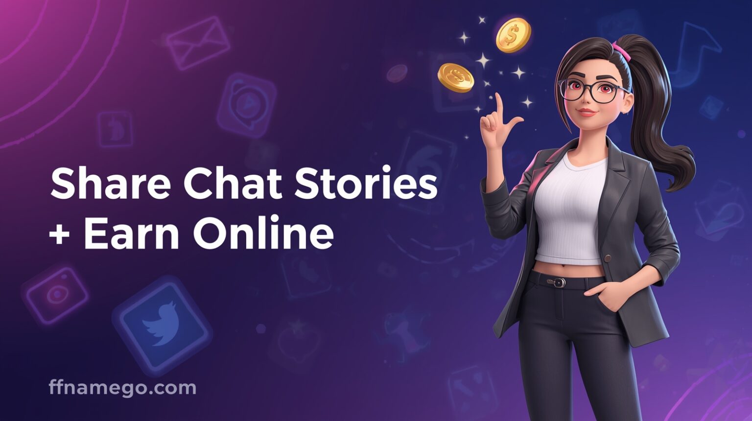 High quality chat stories for creators – grow your social media career and earn online from fnamego