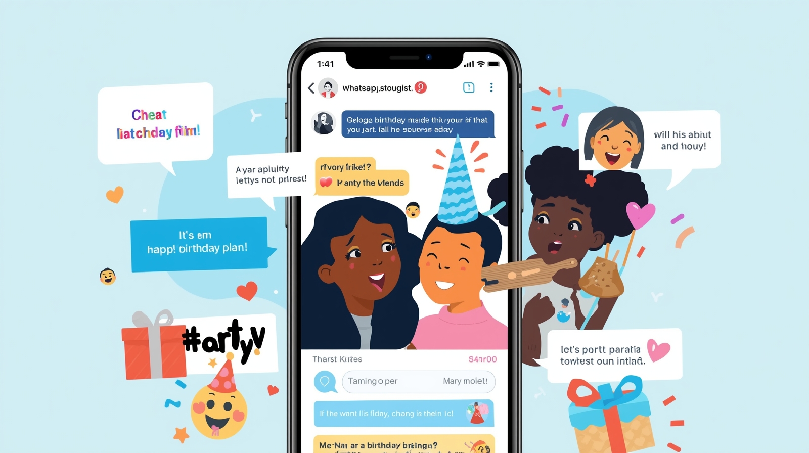Friends Birthday Surprise 💝 - Chat Story